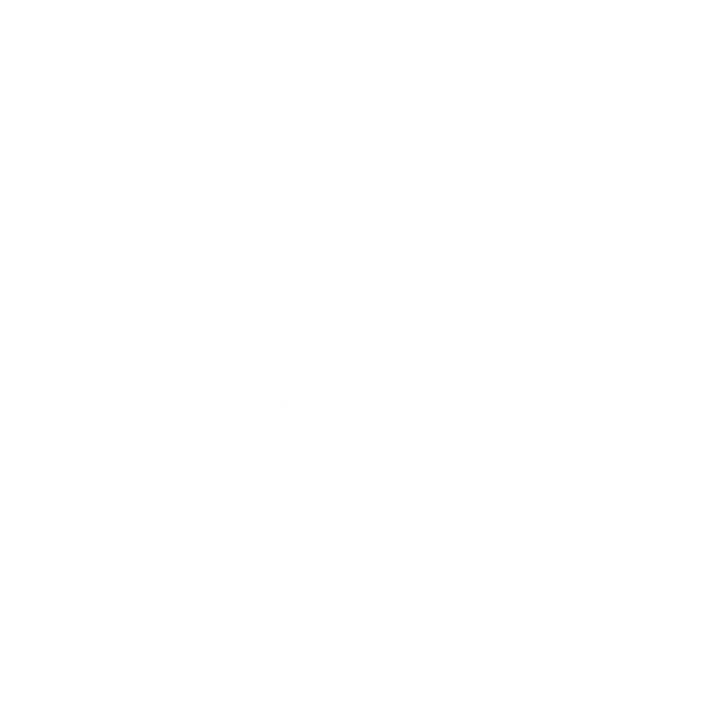 Geometric French Bulldog Logo #ffffff
