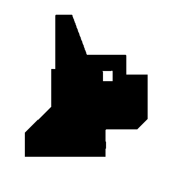 Pixel French Bulldog Logo