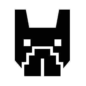 Pixel French Bulldog Logo
