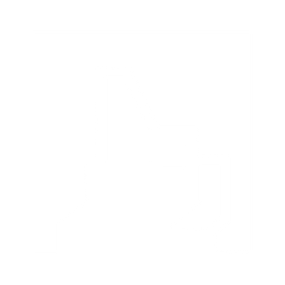 Brutalist French Bulldog Logo #ffffff