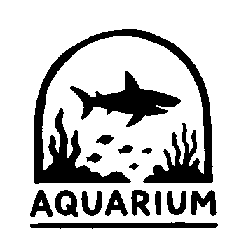 Hand-Drawn Aquarium Shark Logo