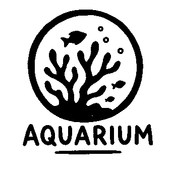 Hand-Drawn Aquarium Circle Logo