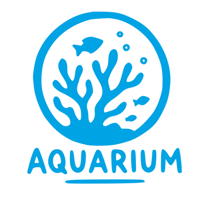 Hand-Drawn Aquarium Circle Logo #00a3e4