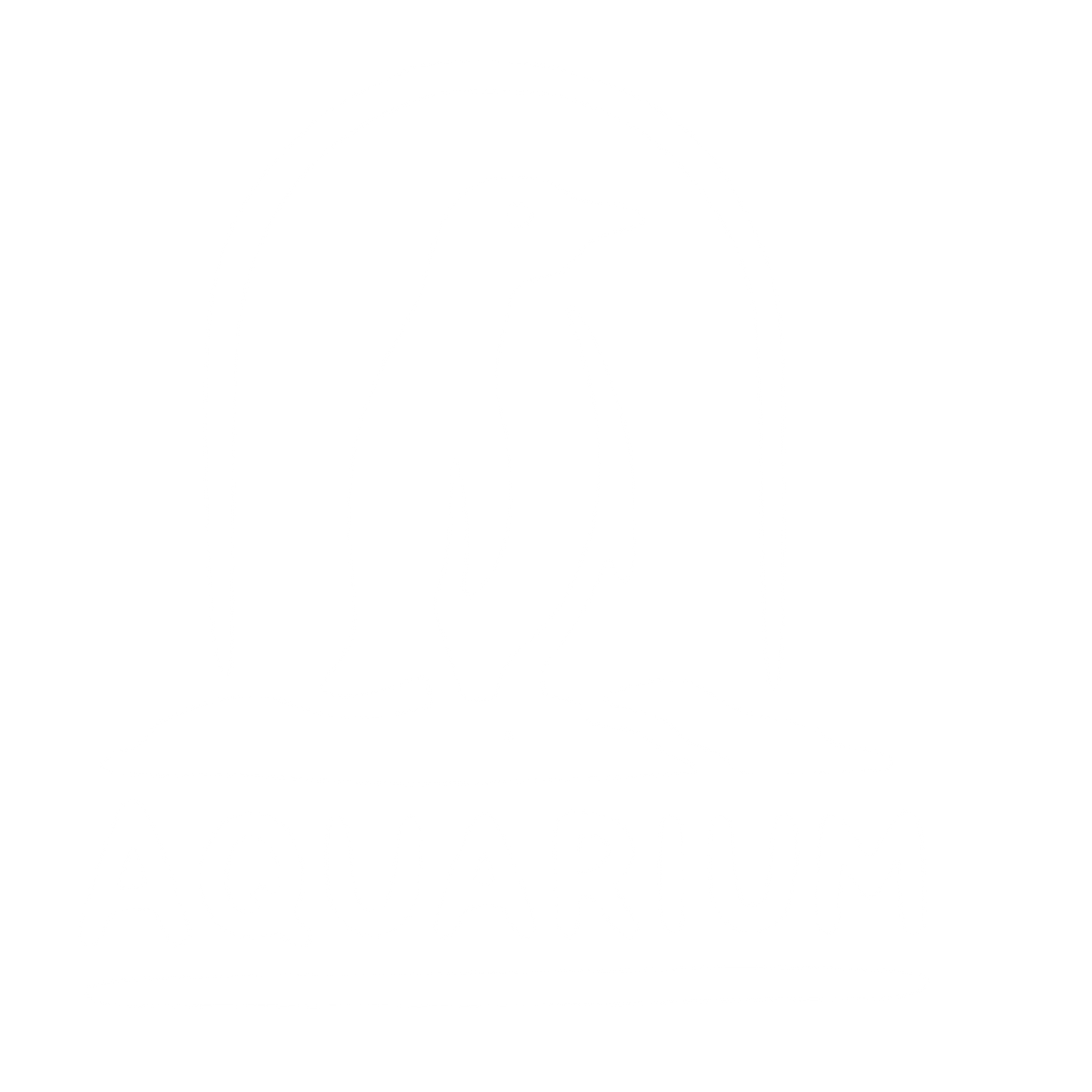 Aquarium Penguin Arch Logo #ffffff