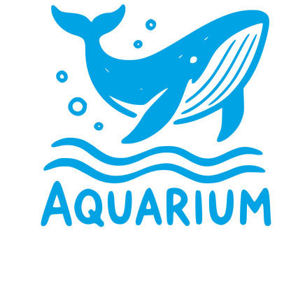 Hand-Drawn Whale Aquarium Logo #00a3e4