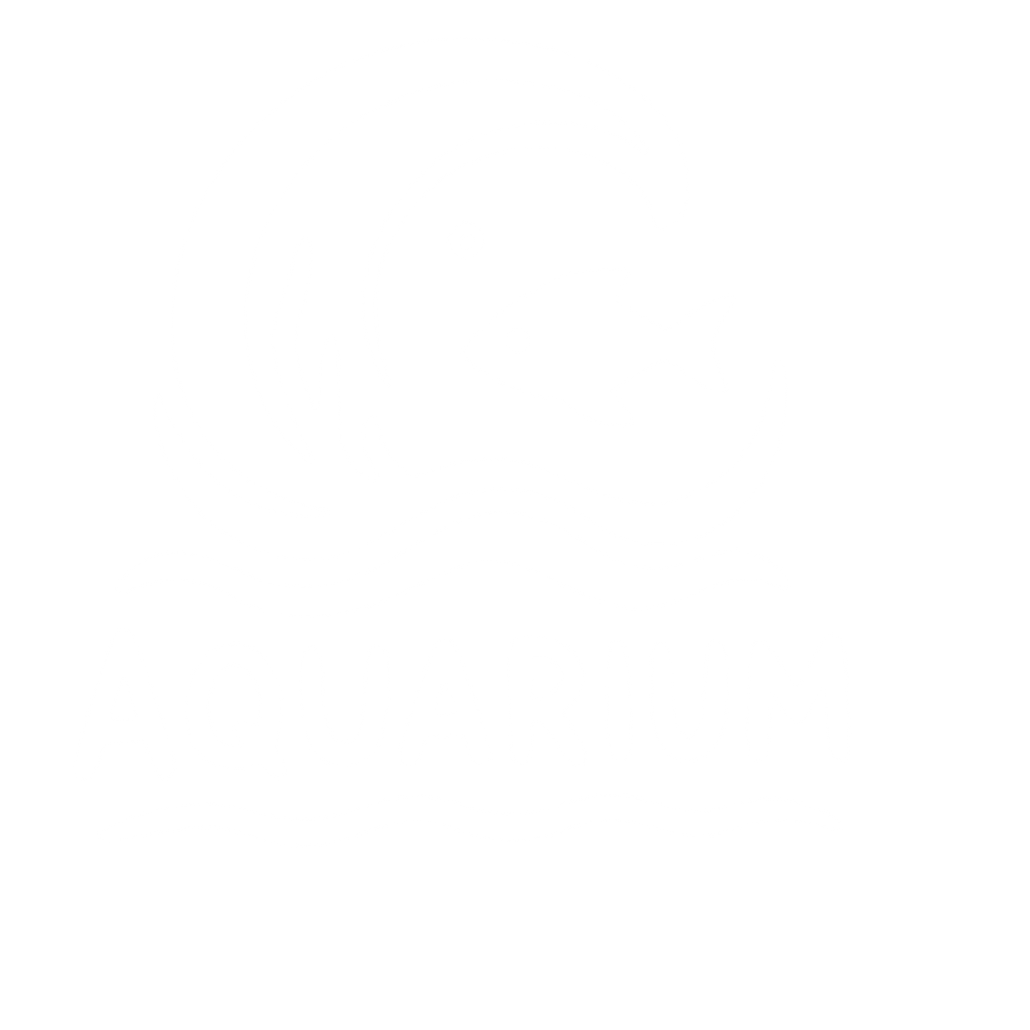 Hand-Drawn Aquarium Wave Fish Logo #ffffff