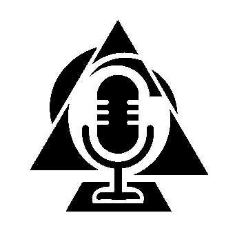 Microphone Triangle Overlap Logo