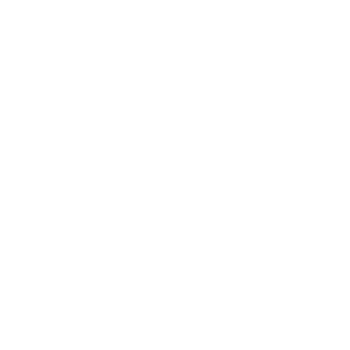 Podcast Mic Speech Bubble Logo #ffffff