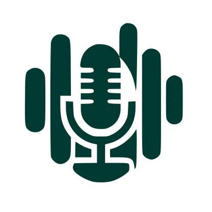Podcast Mic Soundwave Logo #003932