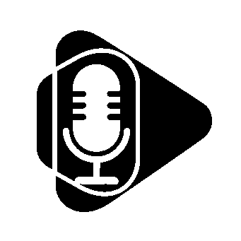 Podcast Mic Play Button Logo