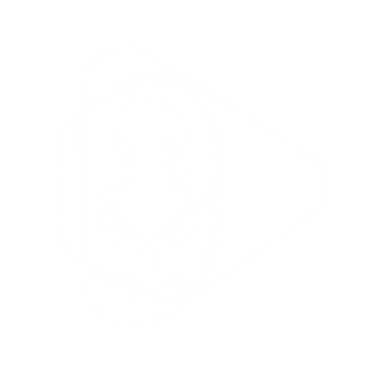 Podcast Mic Play Button Logo #ffffff