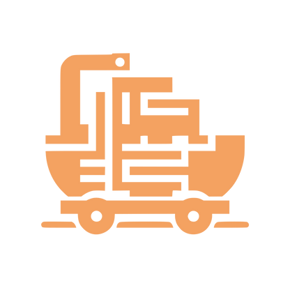 Truck Delivery Vehicle Logo #F4A261