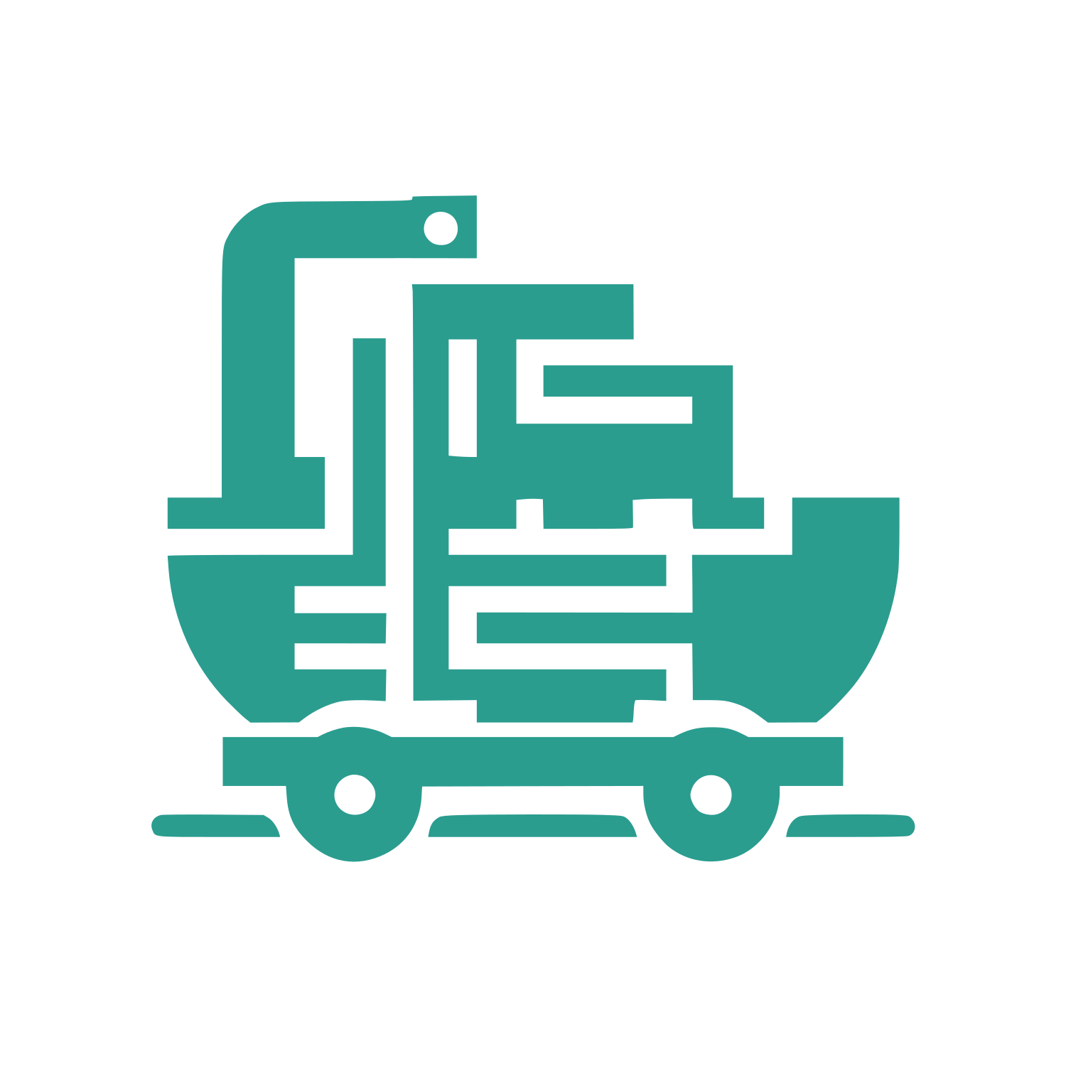 Truck Delivery Vehicle Logo #2A9D8F