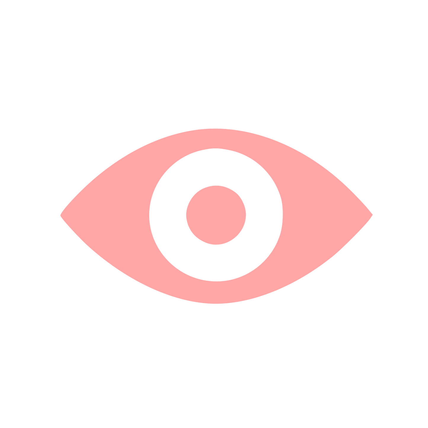 Eye Iris Logo #ffa6a6