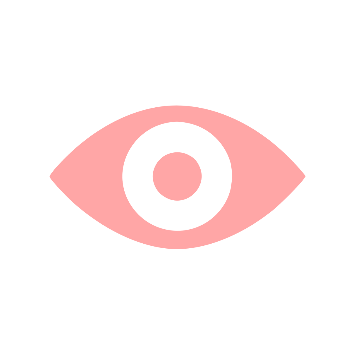 Eye Iris Logo #ffa6a6