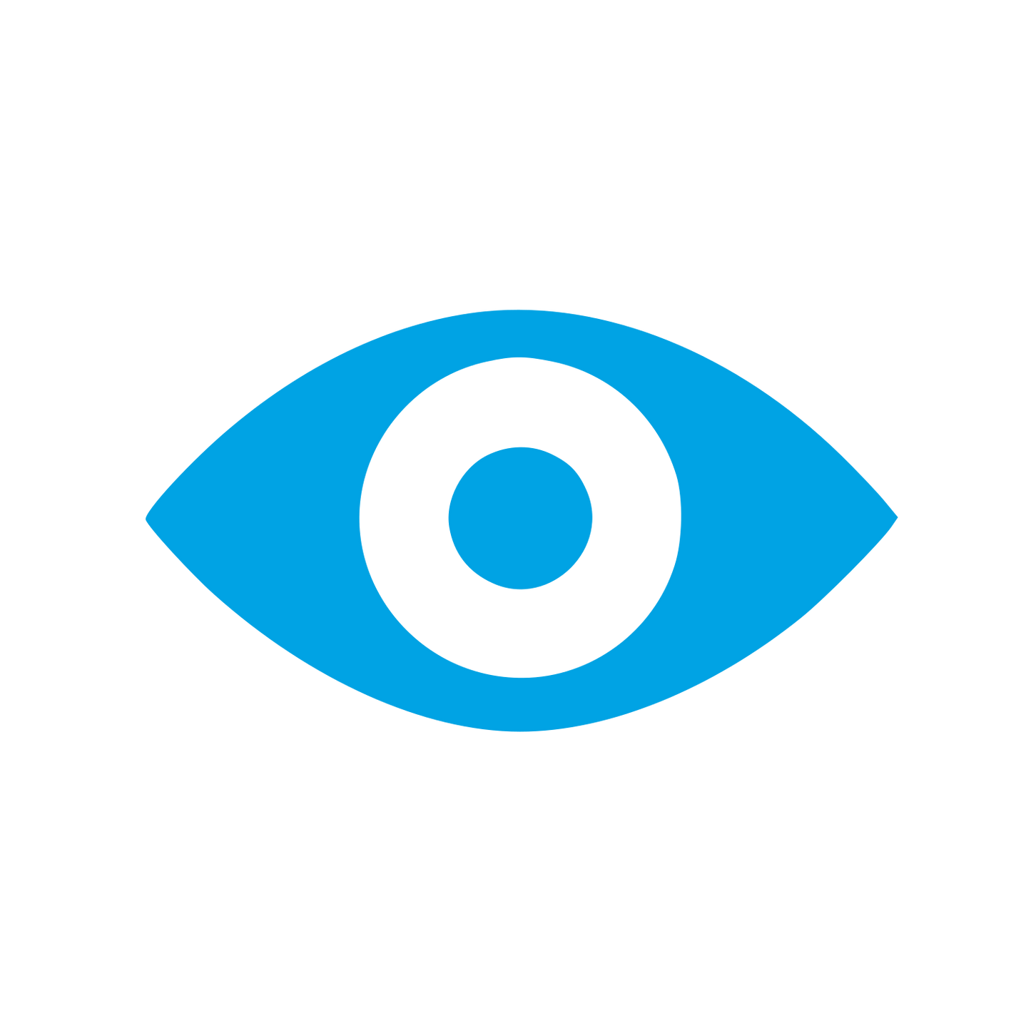 Eye Iris Logo #00a3e4