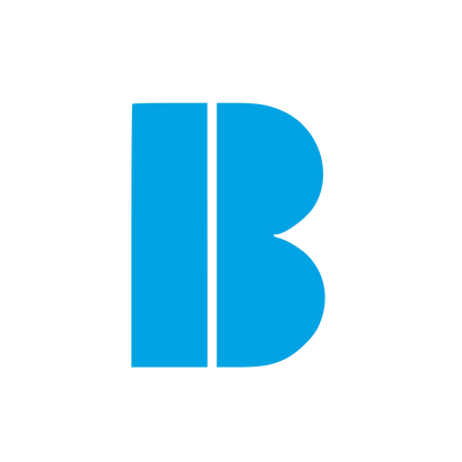 Letter B Modernist Logo #00a3e4