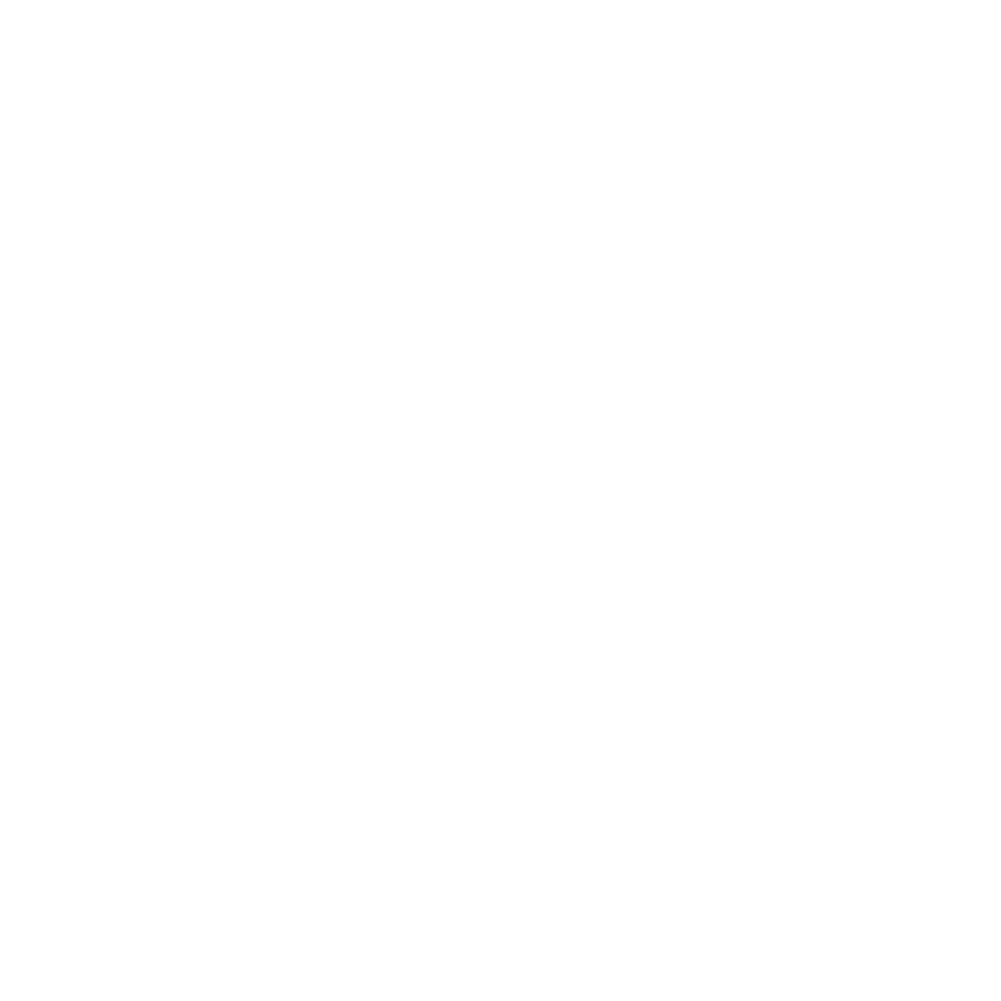 Twin Leaves Plant Logo #ffffff