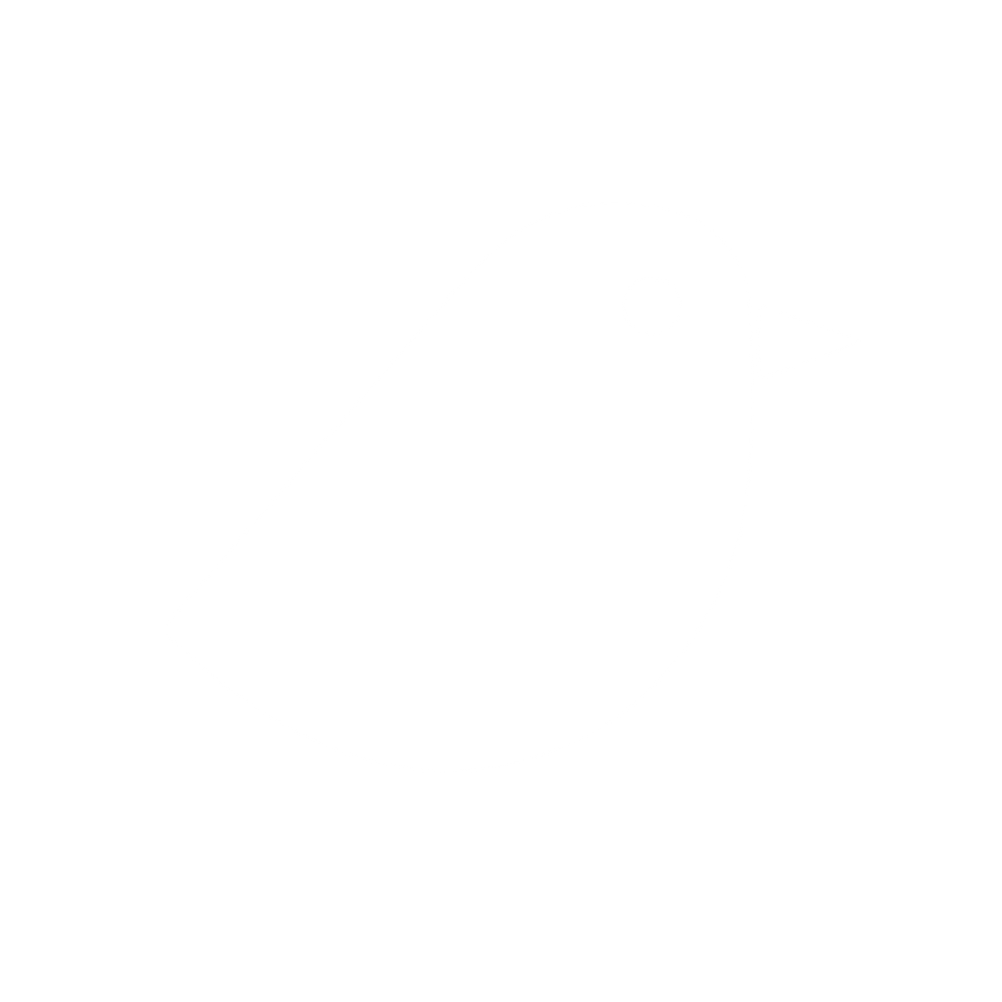 Minimal Bird Sticker Logo #ffffff