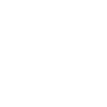 Minimal Bird Sticker Logo #ffffff