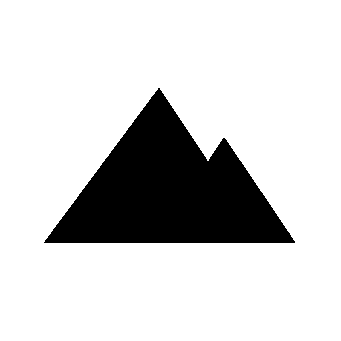 Mountain Range Silhouette Logo