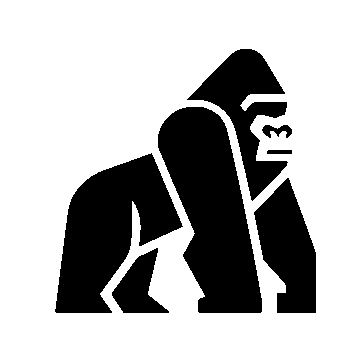 Gorilla Bold Geometric Logo