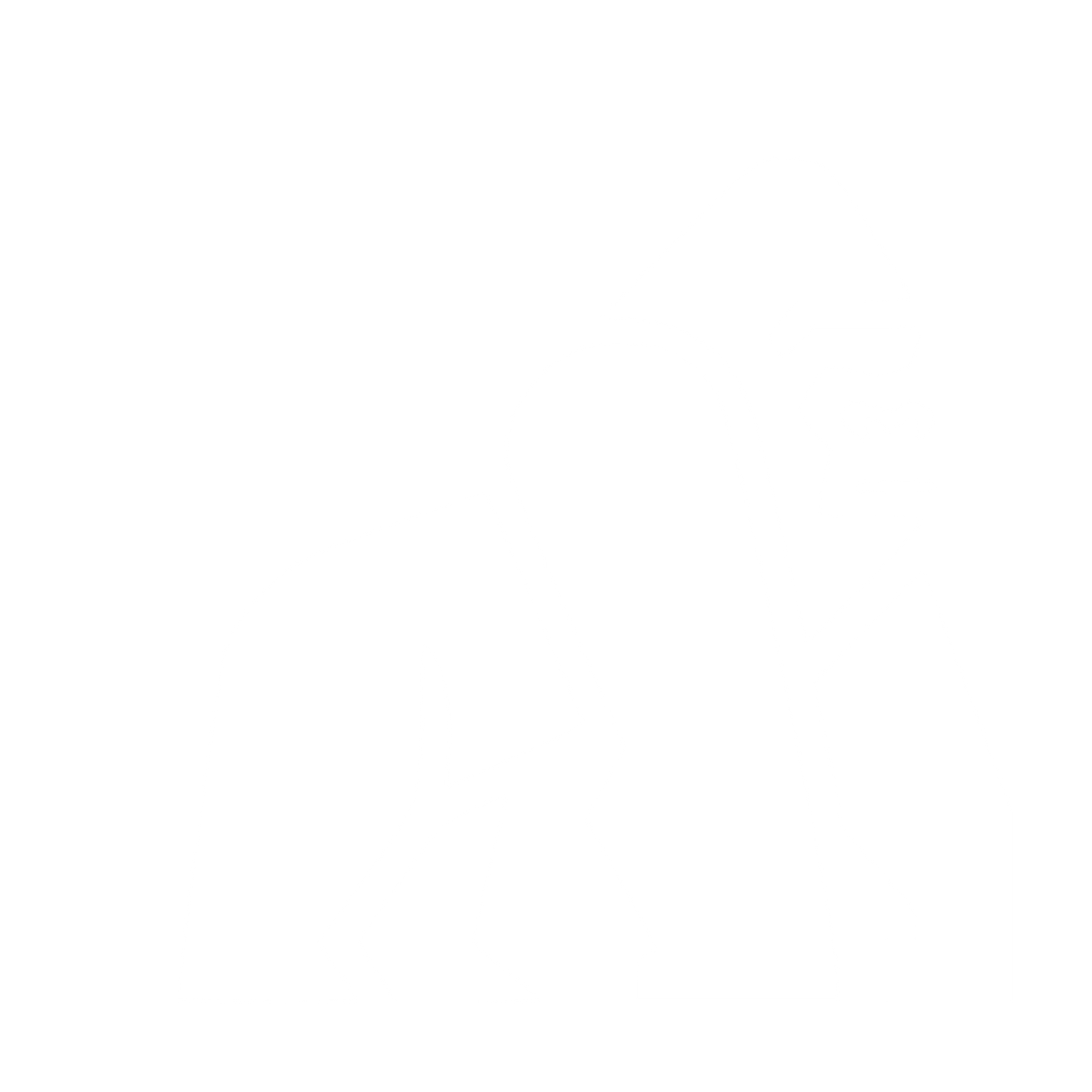 Gorilla Bold Geometric Logo #ffffff