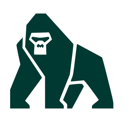Geometric Gorilla Logo #003932