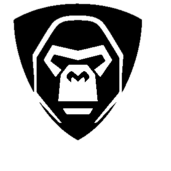 Gorilla Shield Emblem Logo