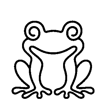 Monoline Frog Logo