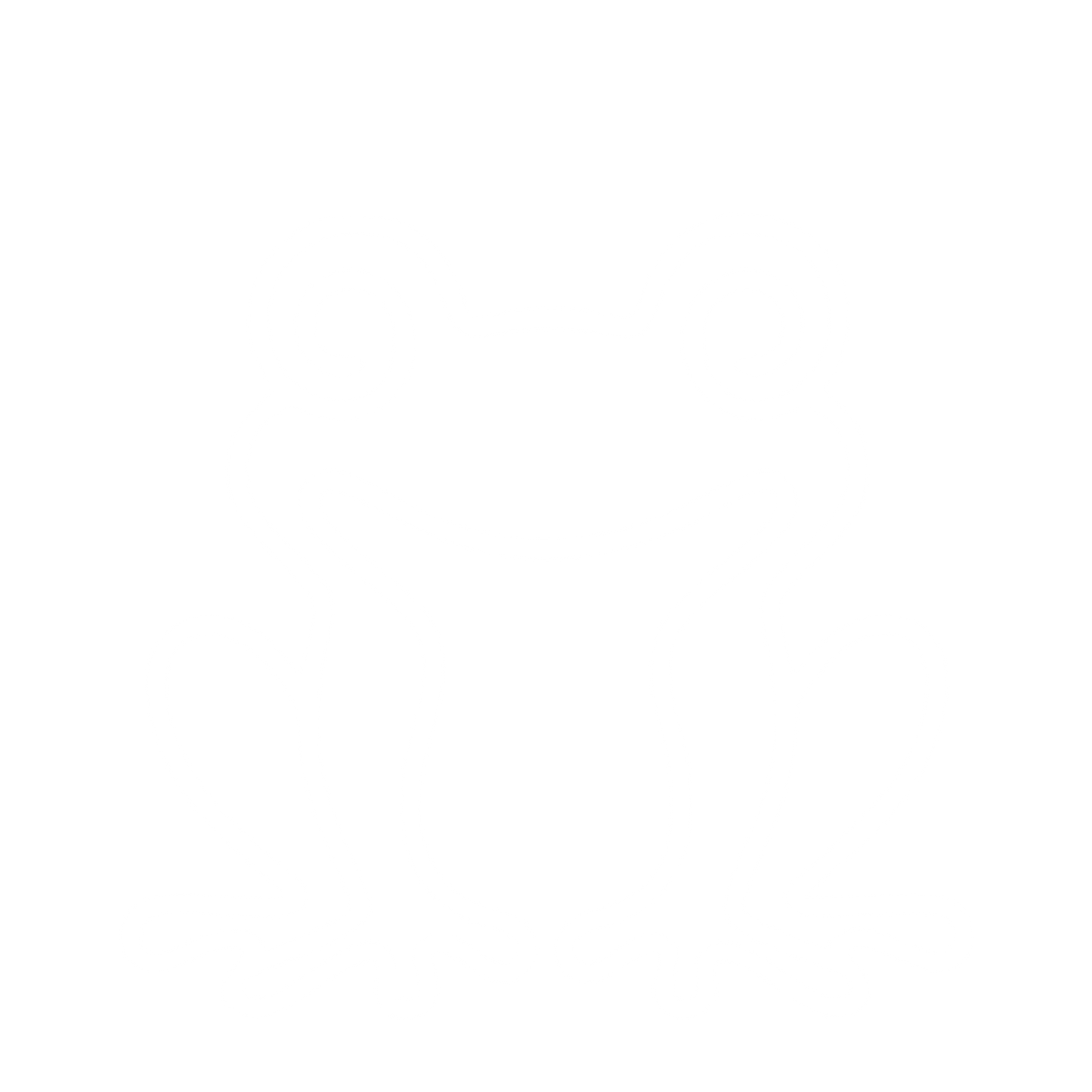Monoline Frog Logo #ffffff