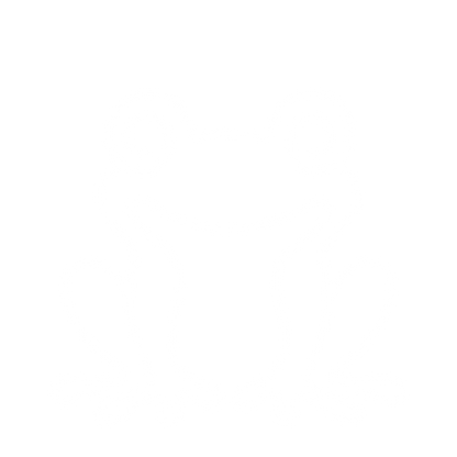 Monoline Frog Logo #ffffff