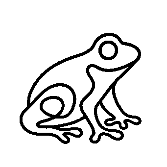 Monoline Frog Logo