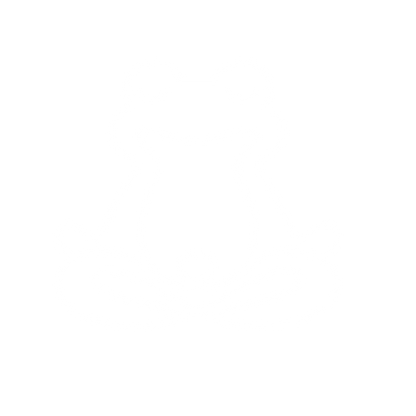 Meditating Frog Monoline Logo #ffffff