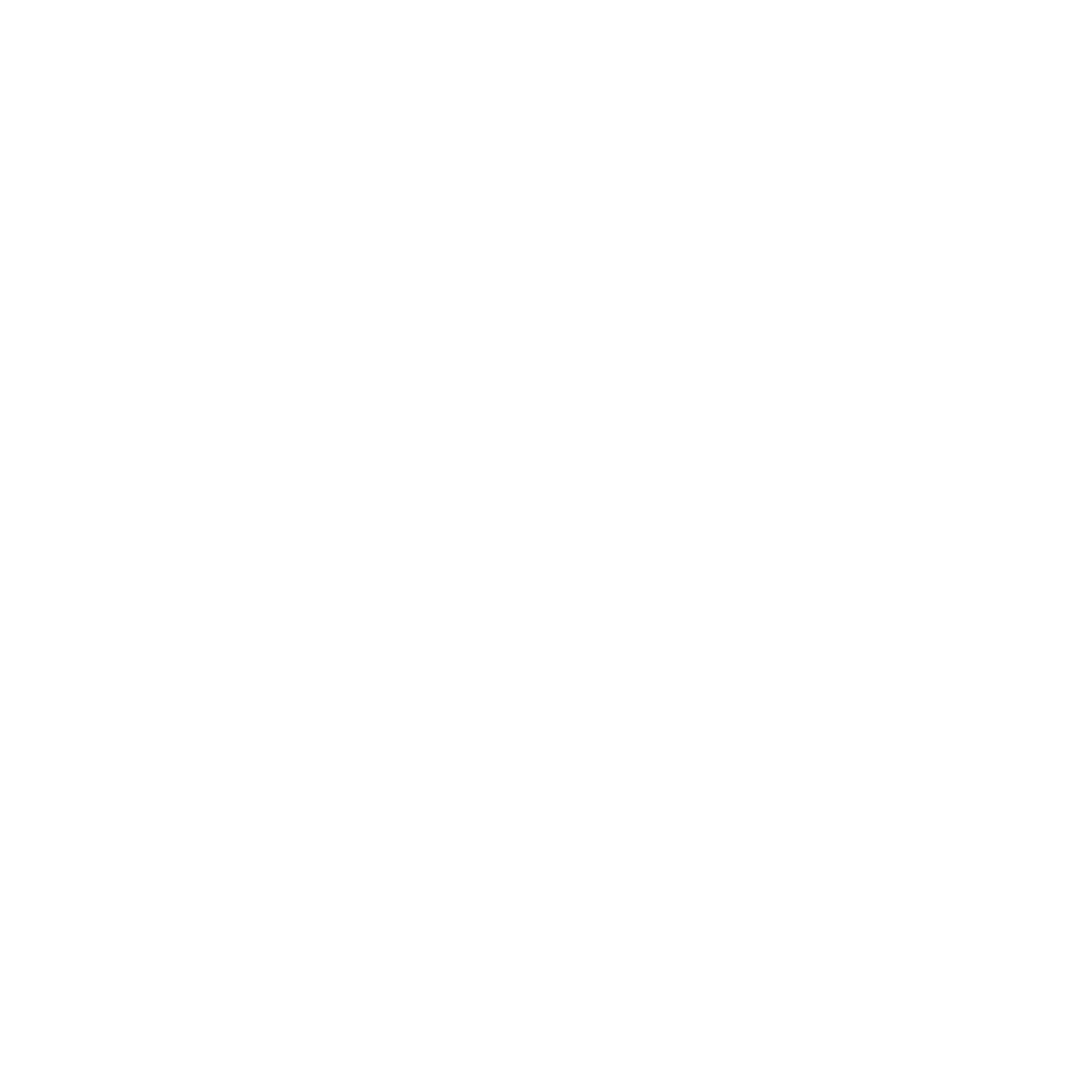 Monoline Leaping Frog Logo #ffffff