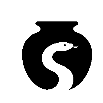 Snake in Vase Logo