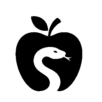 Snake in Apple Logo