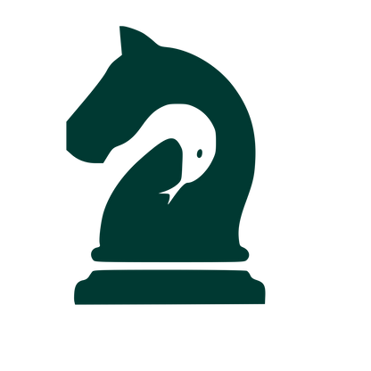 Chess Knight Snake Logo #003932