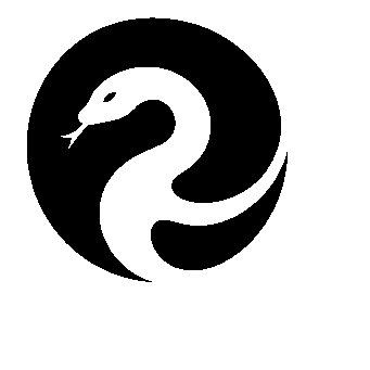 Coiled Snake Circle Logo