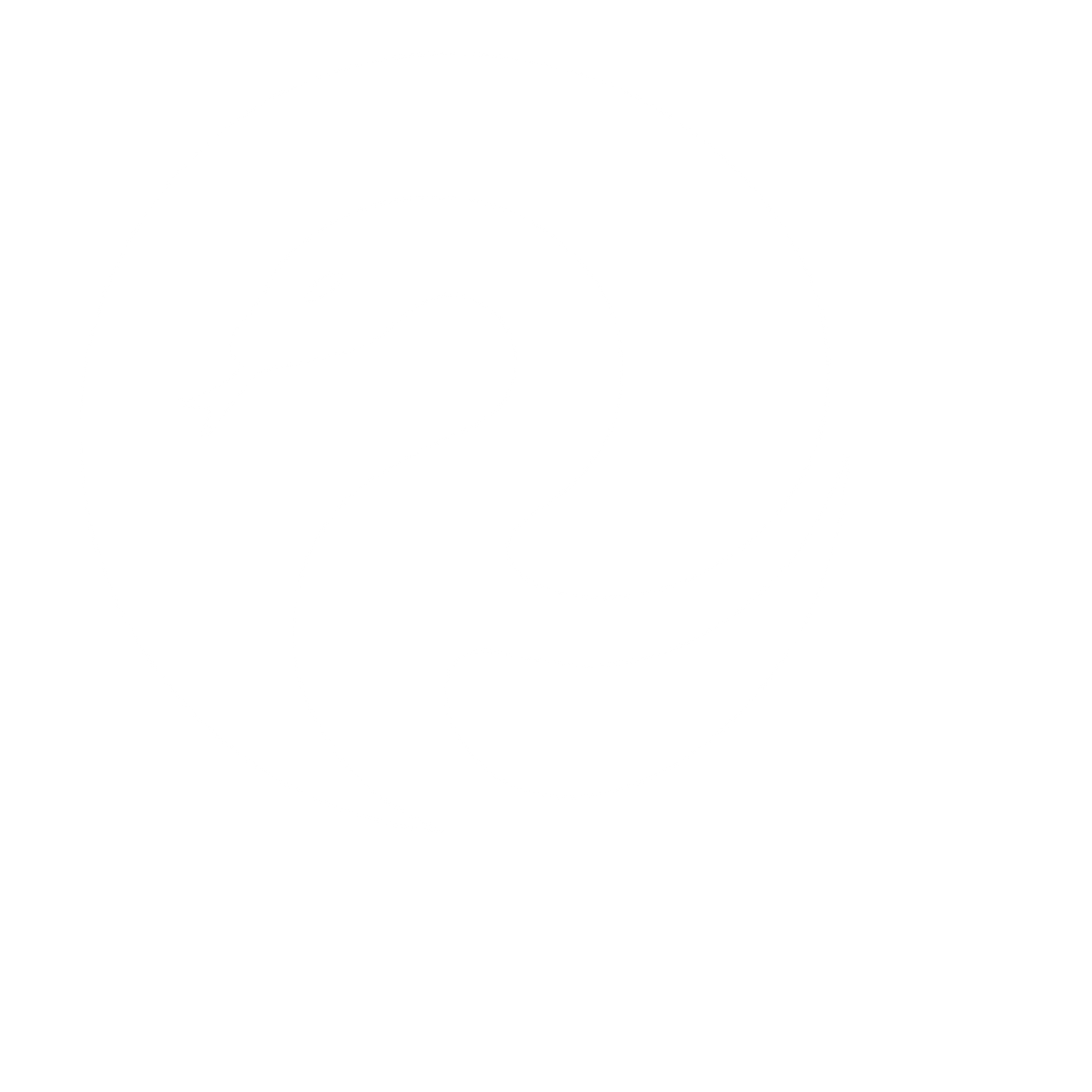 Coiled Snake Circle Logo #ffffff