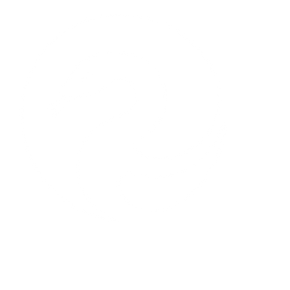 Coiled Snake Circle Logo #ffffff