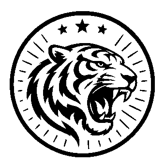 Tiger Head Badge Logo