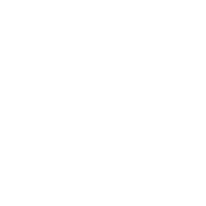 Tiger Head Crosshair Badge Logo #ffffff