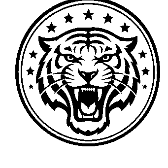 Tiger Badge Stamp Logo