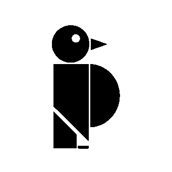 Bauhaus Bird Logo