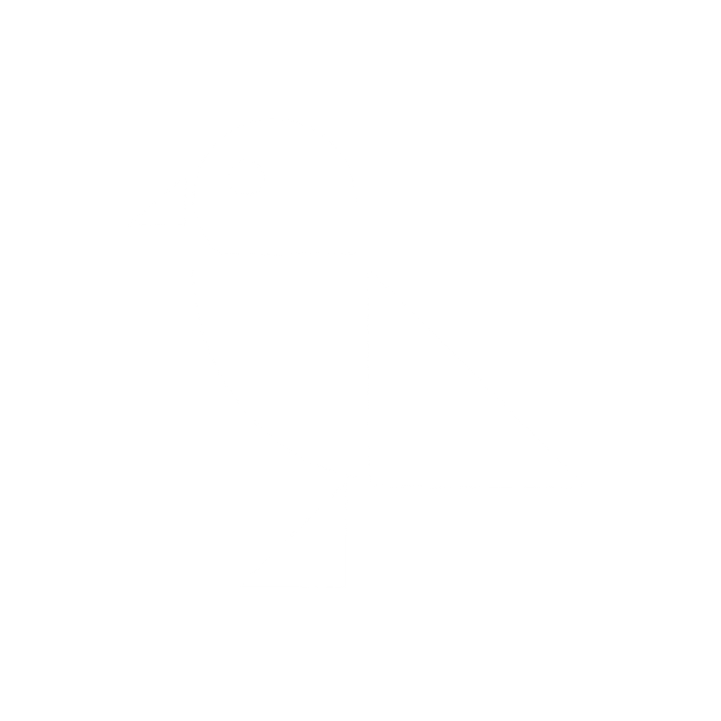 Bauhaus Bird Logo #ffffff