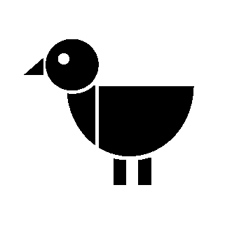 Bauhaus Bird Logo