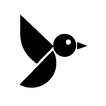 Bauhaus Bird in Flight Logo