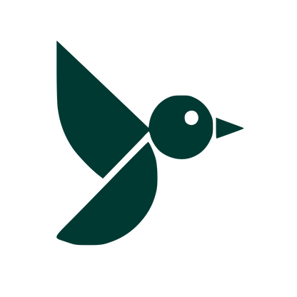 Bauhaus Bird in Flight Logo #003932