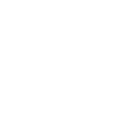 Brutalist Pixel Heart Logo #ffffff